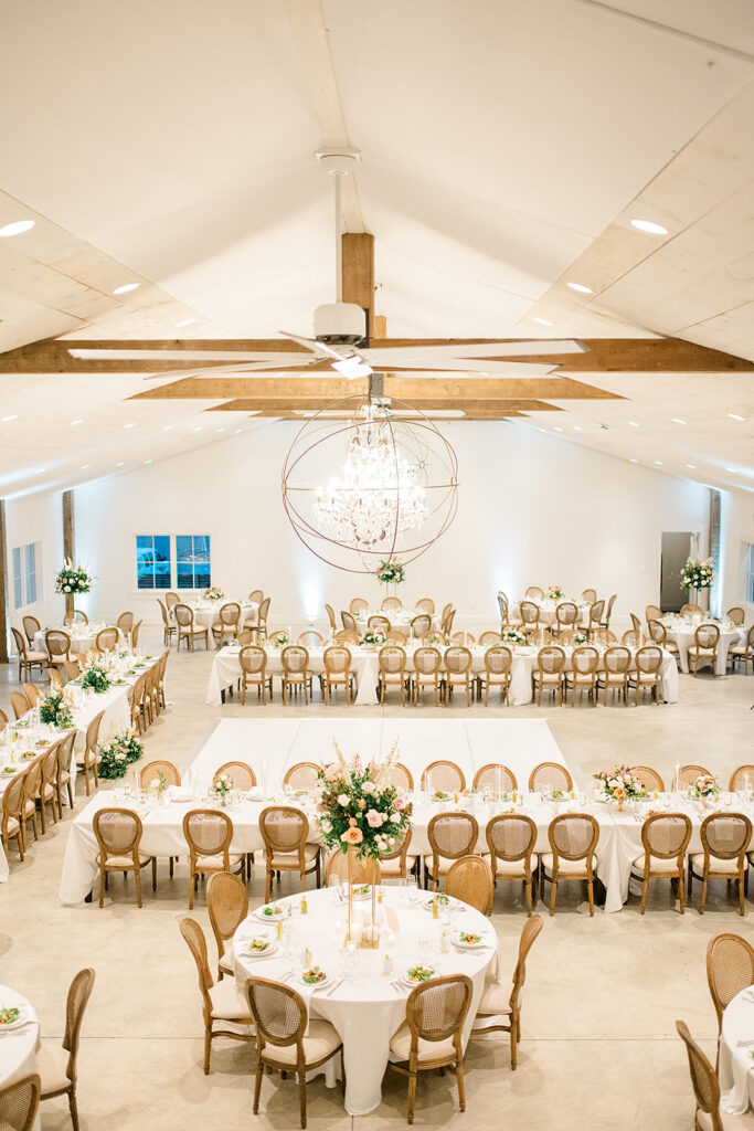 wedding reception at Fleetwood Farm Winery